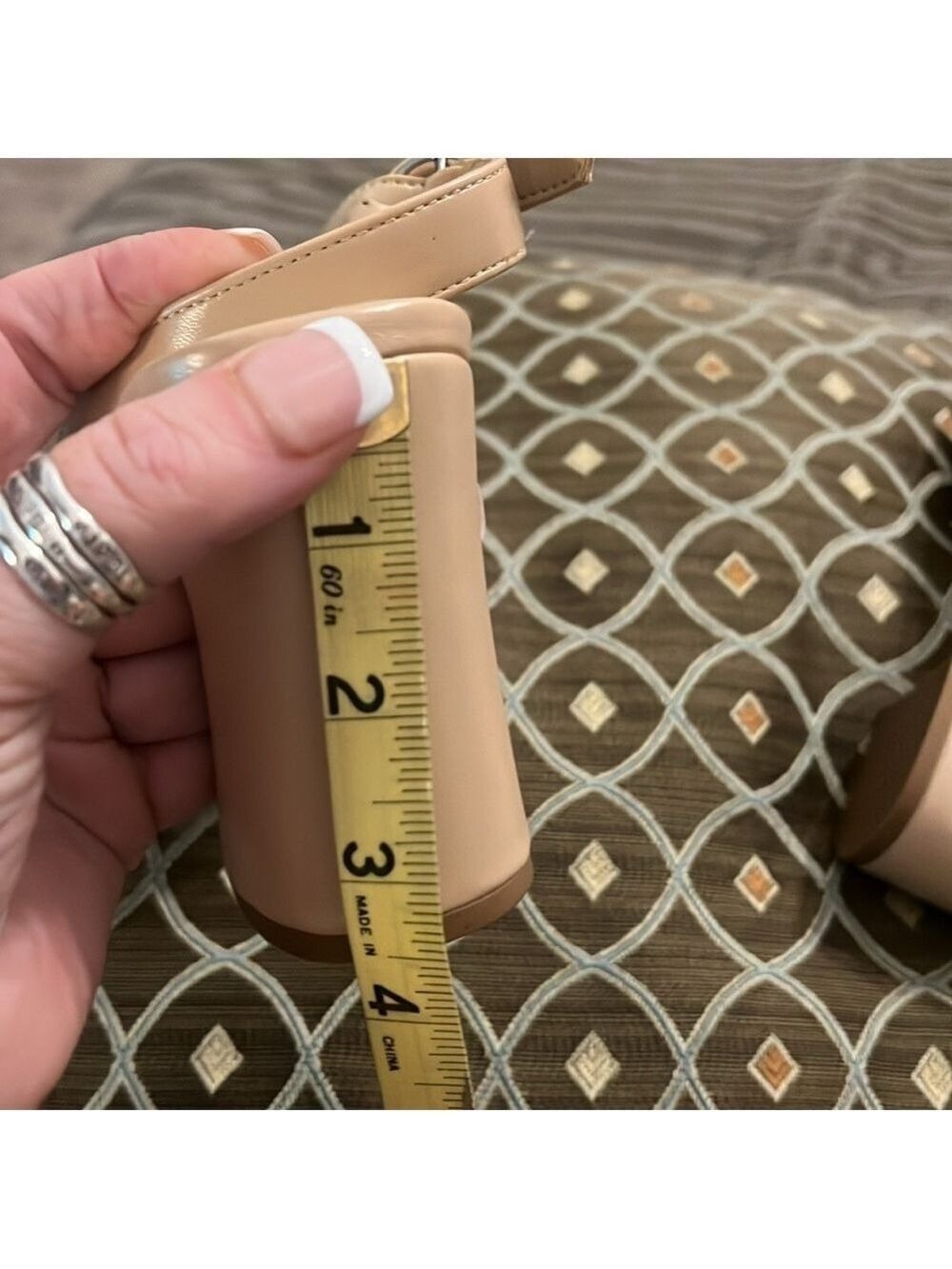 Nine West sandals. Light pink/ beige - Picture 6 of 6